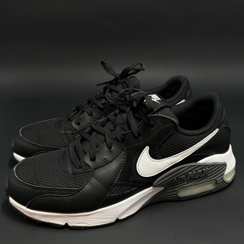 Nike Air Max Excee Athletic Shoes Women’s Sz 10.5 Sneakers Blk White CD5432-003